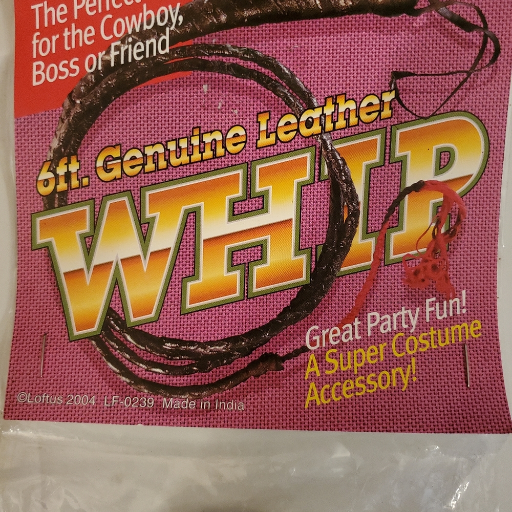 Whip for costume halloween